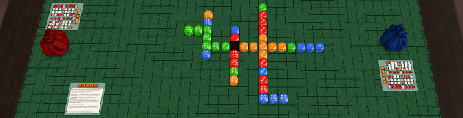 A screenshot of Ten Minute Tabletop in Tabletop Simulator.