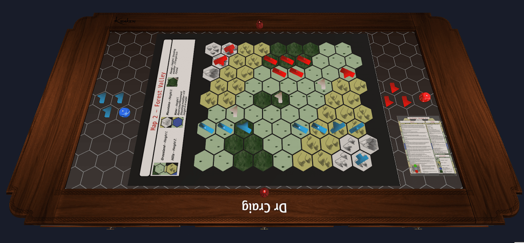 A screenshot of Ten Minute Tabletop in Tabletop Simulator.